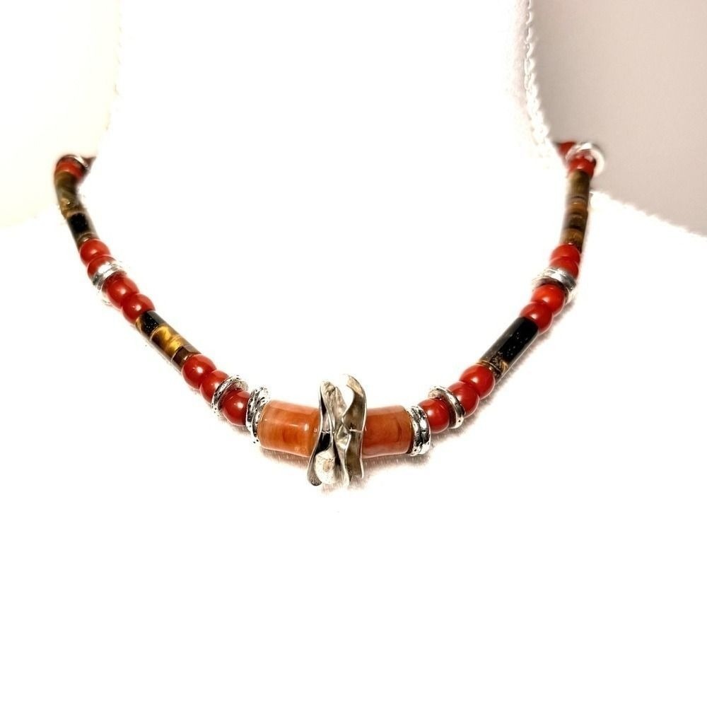 NWT‎ Free People Bohemian Beaded Birdie Necklace Women Adjustable